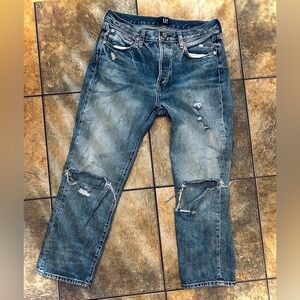 Gap Women’s Boyfriend Style Ripped Jeans size 4